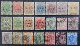 Transvaal British Lot mit alten Werten III
