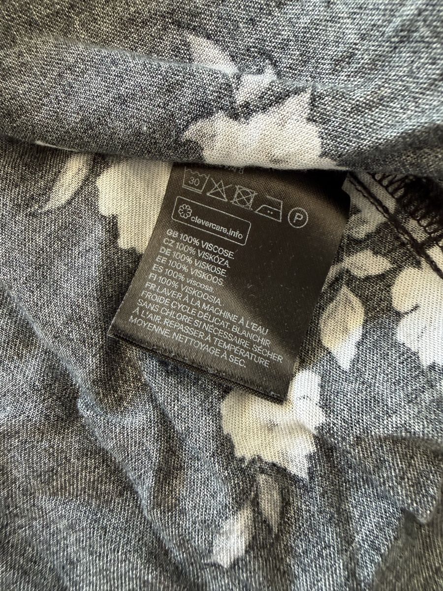 H&M Vestiti: Gothic H&M Viscose Kleid, Blumenmuster, Grösse 34 – Usato da Locarno venduto da Ery02 3