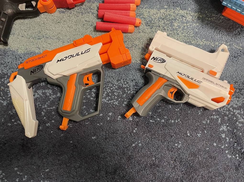Giocattoli: Nerf 4er Set Pistole Elite Mega 2 Modulus digital NERF Elite – Usato da Zürich venduto da veram1981 2