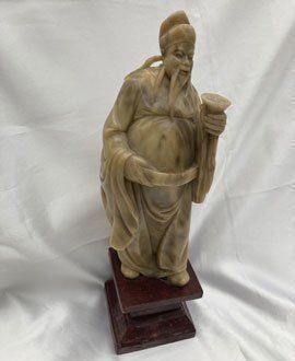 Statuette: Chinesischer  Prasser - antike Figur – Usato da Niederuzwil venduto da LaBambola