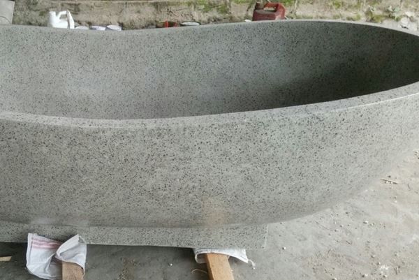 Vasche da bagno: Badewanne Freistehend Wanne Spa Terrazzo – Nuovo e nell'imballaggio originale da Daisendorf venduto da Wohn-Kult 4