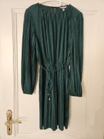 Robe plissée H&M vert émeraude, élégante, taille S