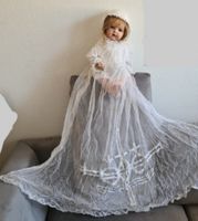 Antikes Unikat Taufkleidchen für Puppe oder Baby um~ 1900