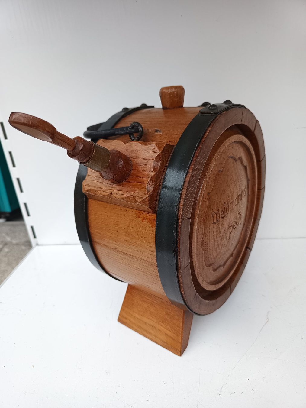 Accessori: Holzfass Schnapsfass Weidmanndspech Jäger – Usato da Oberegg venduto da A-Z.Handel.Loehrer 3
