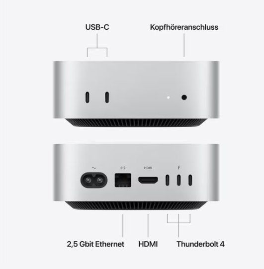 Apple Mac Mini 2026 M6 (12C-CPU / 12C-GPU / 16 GB / 256 GB) (Neu und ...