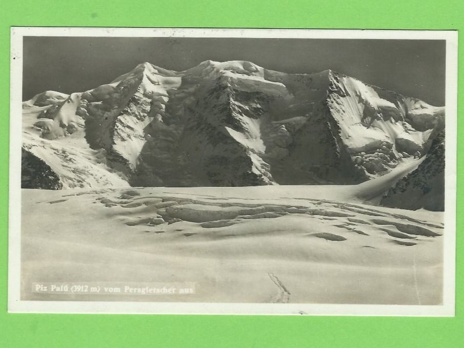 Cartoline postali: Piz Palü vom Persgletscher aus – Usato da Zürich venduto da t24_de