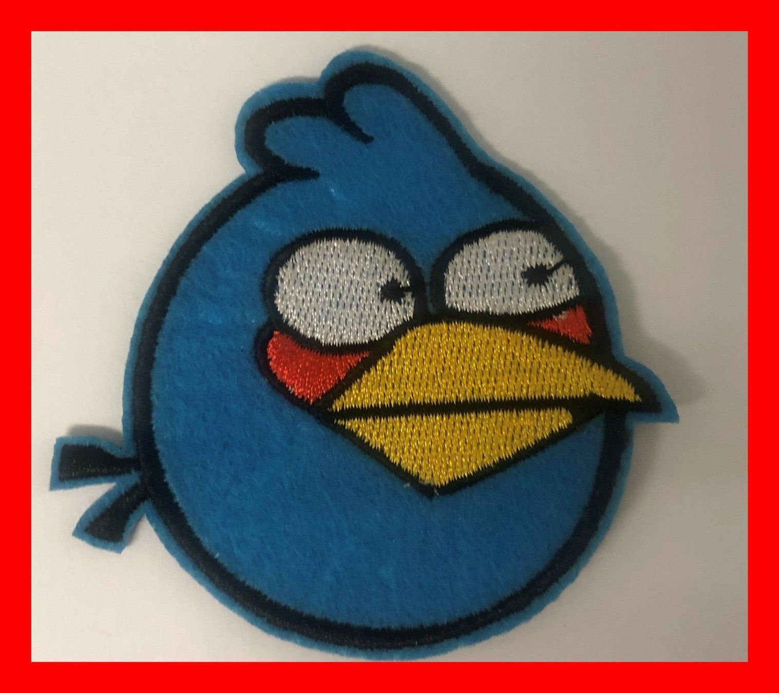 Toppe: Angry Birds Aufnäher Patch Blau Blue Spiel iphone Vogel – Nuovo e nell'imballaggio originale da Dättlikon venduto da easythings