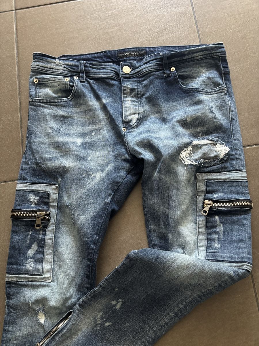 Jeans: Jeans Unipley Zerrissen W36 L34 – Usato da Zug venduto da Biki72 1