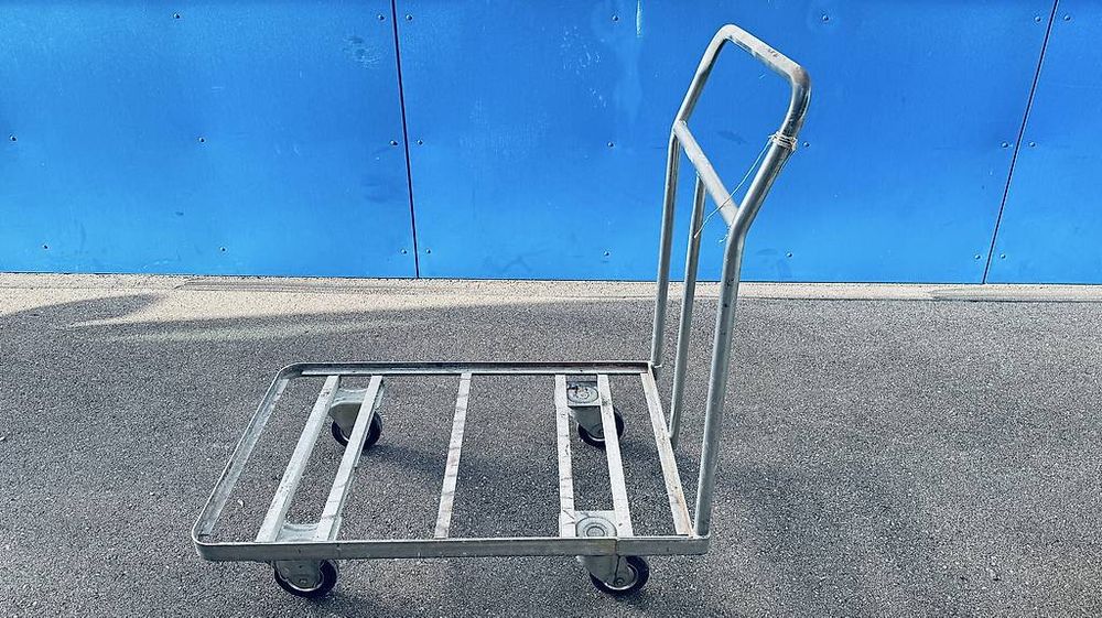 Robuster Transportroller / Rollwagen mit 4 Rädern (Gebraucht) in ...