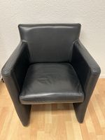 Sessel Leder Schwarz Sessel möbel Sessel 60x60x70cm