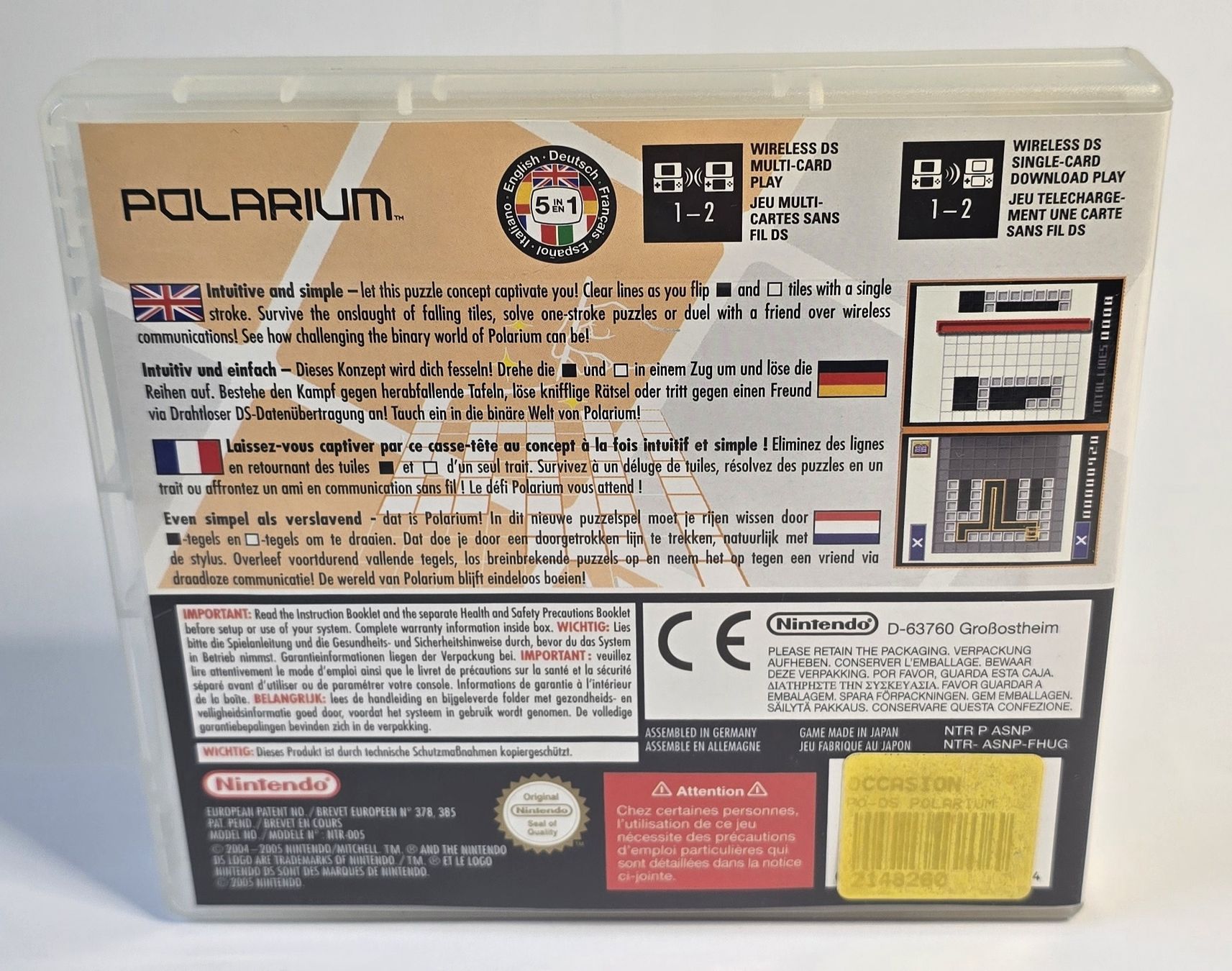 Nintendo Giochi: Nintendo DS Spiel: Polarium – Nuovo (secondo la descrizione) da Kirchberg BE venduto da HotWheelsSammler 1
