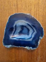 Blaue (wahrscheindlich) Achat Scheibe/Schale