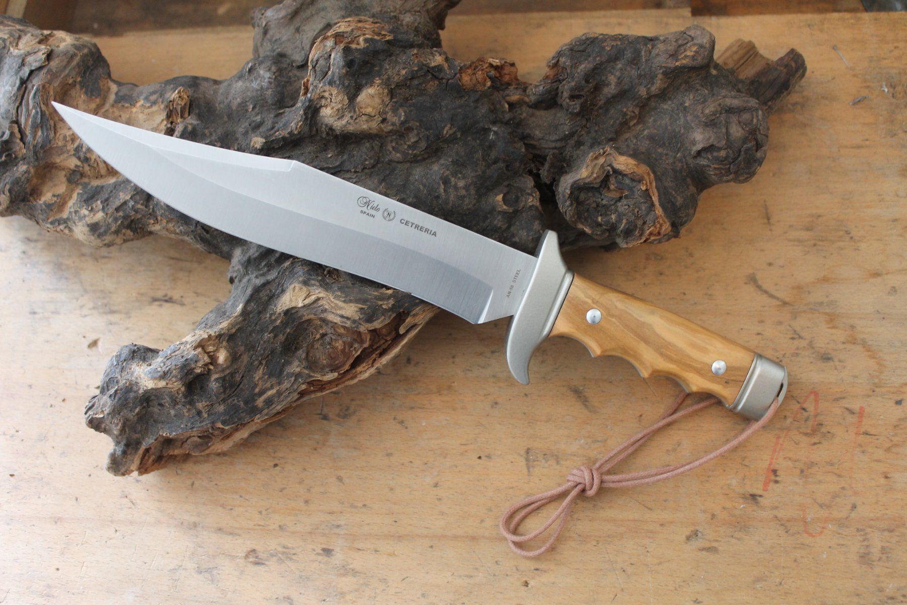 Accessori: Nieto Bowie-Messer - 36cm - Olivenholz – Nuovo (secondo la descrizione) da Lachen SZ venduto da ratata