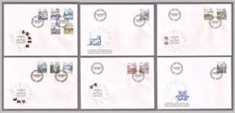 1982-86_680-693_Sternzeichen_ALLE 14 Marken/6 FDC komplett !