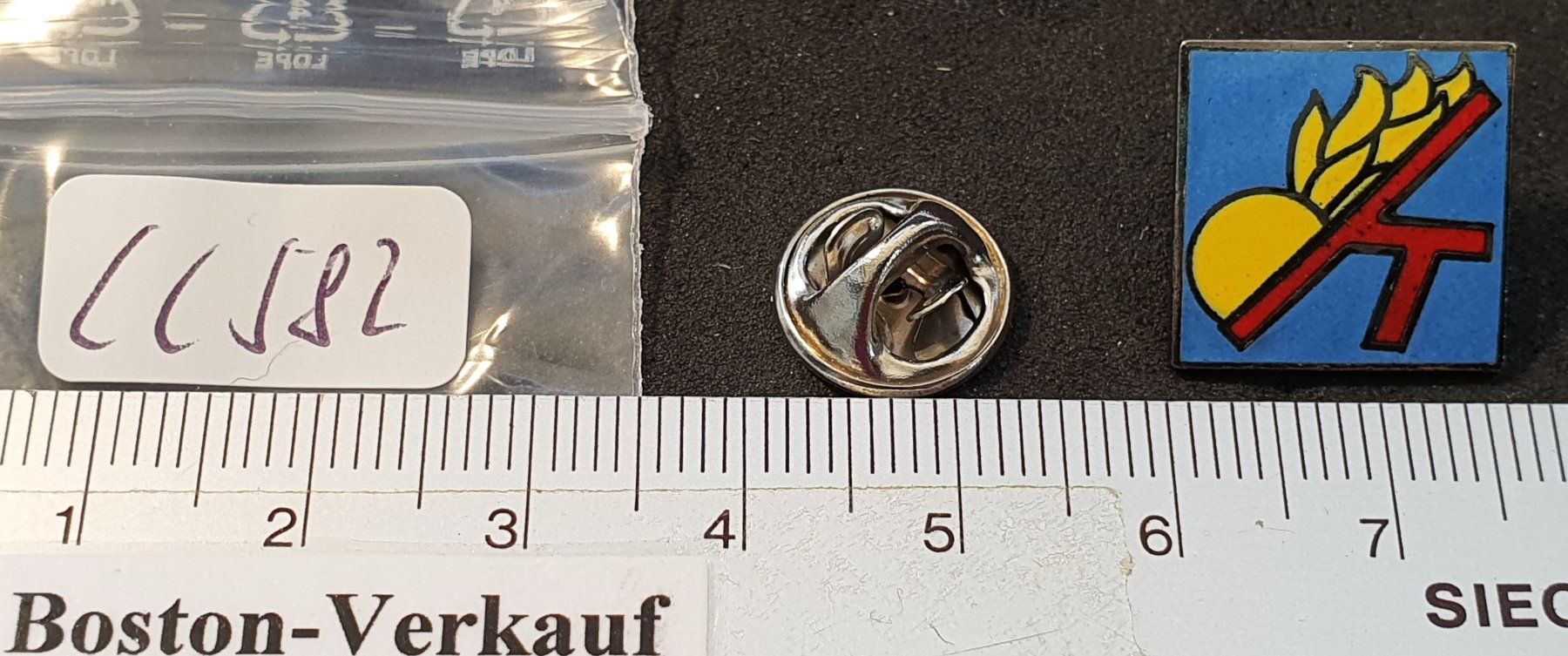 Placchette & Badge: CC582 - Pin Feuerwehr Genf? oder so... – Usato da Reinach BL venduto da Boston-Verkauf 1
