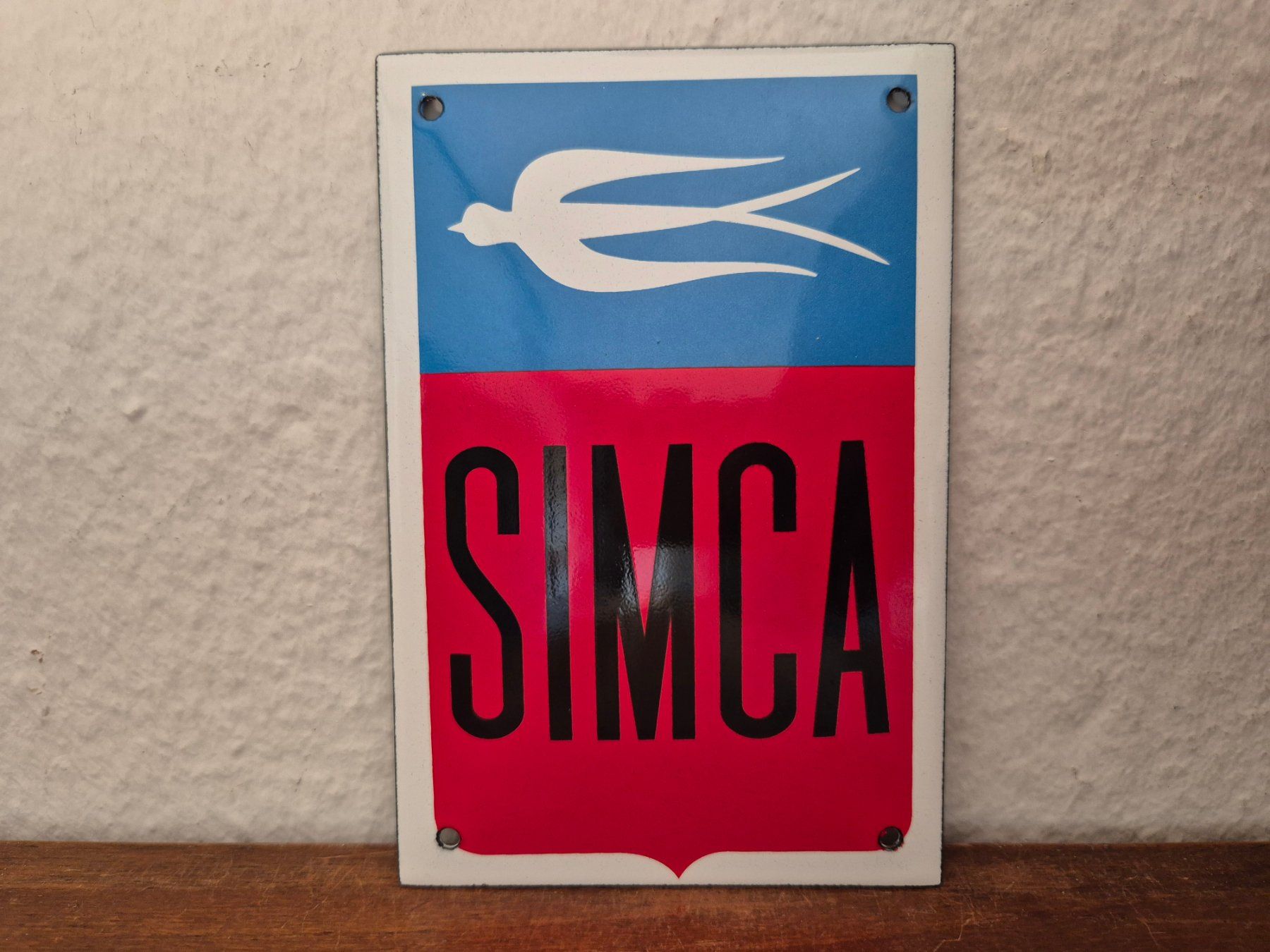 Simca Insegne: Emailschild Simca Oldtimer Werkstatt Garage Emaille Schild – Nuovo (secondo la descrizione) da Schaffhausen venduto da pfanis09 1
