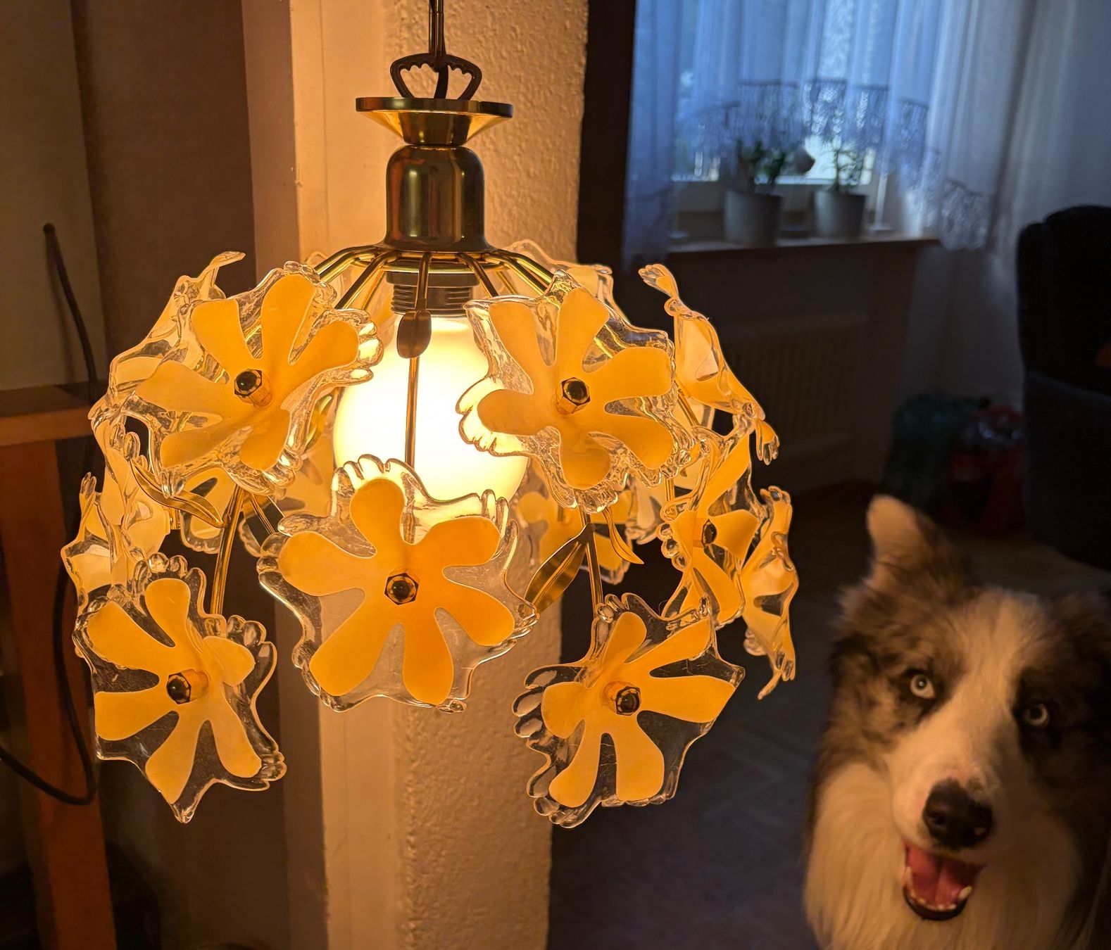Eglo Kronleuchter & Deckenlampen: Lampe EGLO Florale Blumen Messing-Hängeleuchte – Gebraucht aus Degersheim von melilalelahuh69 3