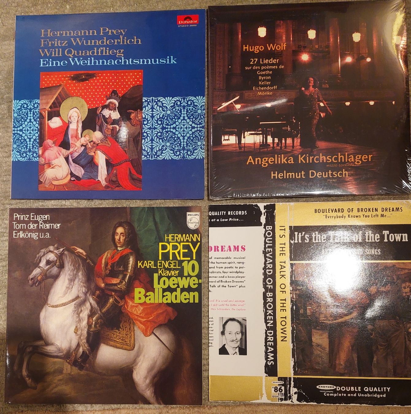 Schallplatten: 17 LPs mit Gesang, diverse Stile – Gebraucht aus Zürich von Cortin 2