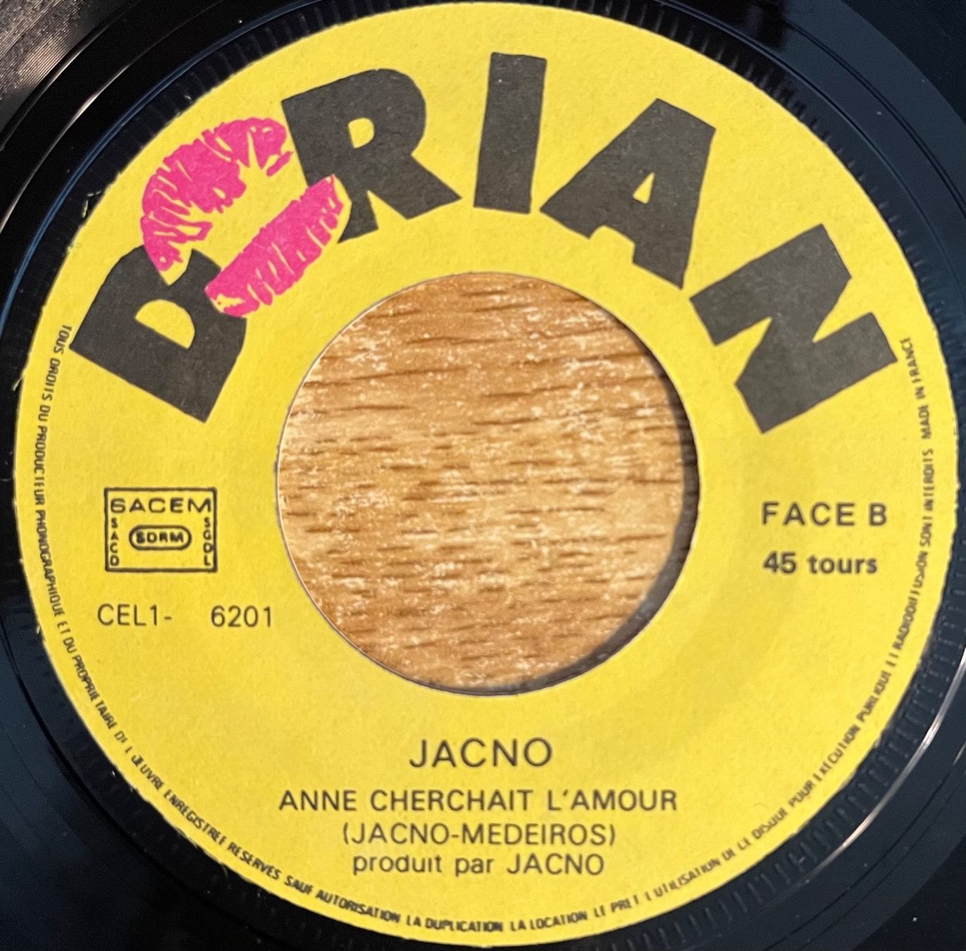 Schallplatten: JACNO - JACNO – Gebraucht aus Bussigny von vinyl-pas-cher 3