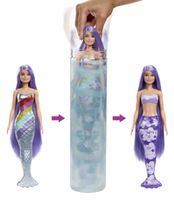 Barbie Color Reveal Meerjungfrau Puppe lila Haar neu
