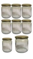 Einmachgläser mit Schraubdeckel 8er-Set