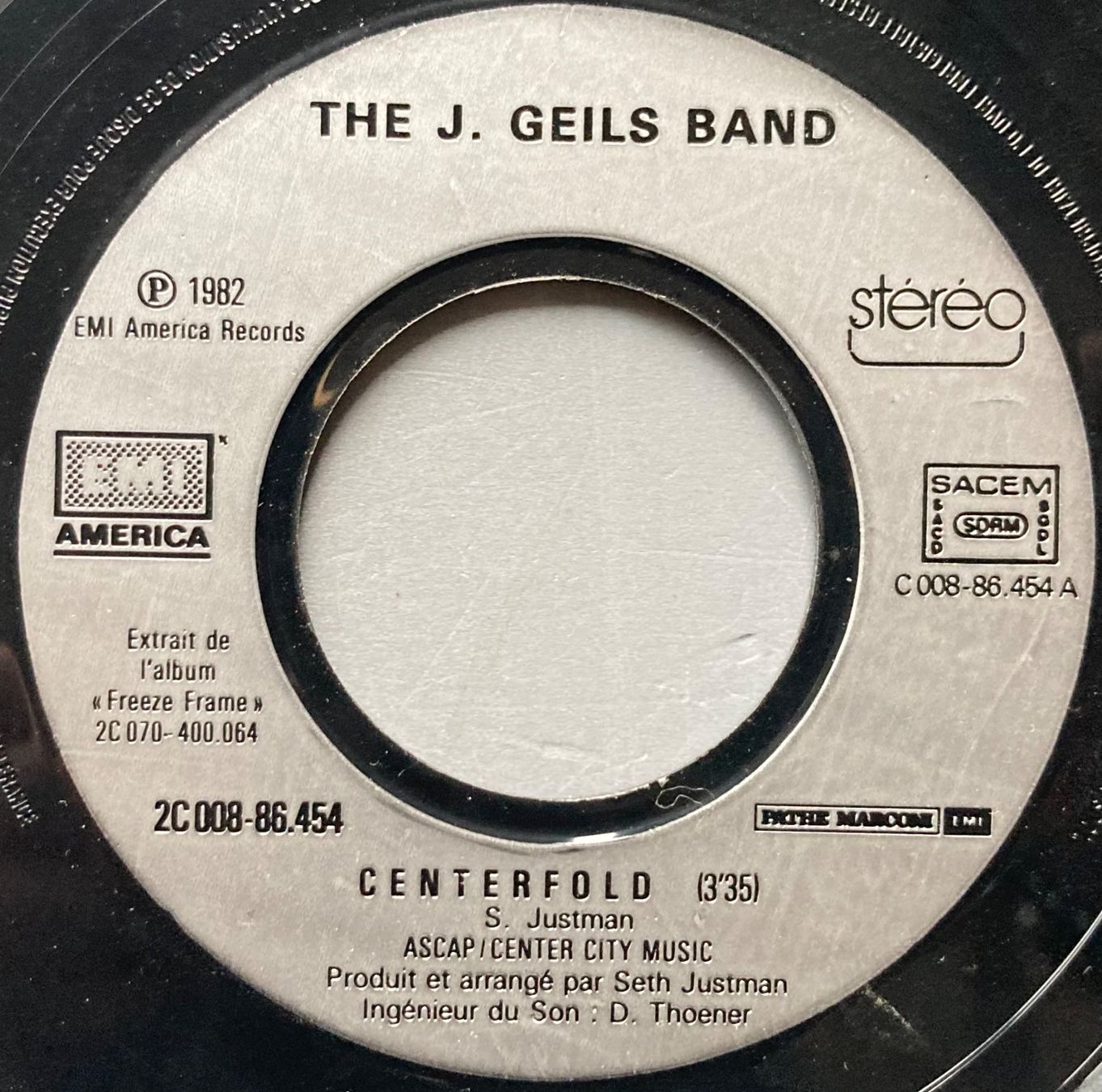 Dischi in vinile: THE J. GEILS BAND - CENTERFOLD – Usato da Poliez-Pittet venduto da Newtown-Records 1