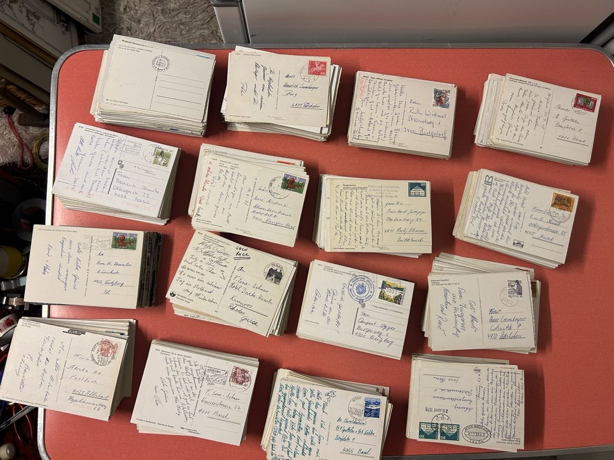 Cartoline postali: Konvolut Ansichtskarten Schweiz 1960-1990 ca. 1600 Stück. – Usato da Lanzenhäusern venduto da vic63 2