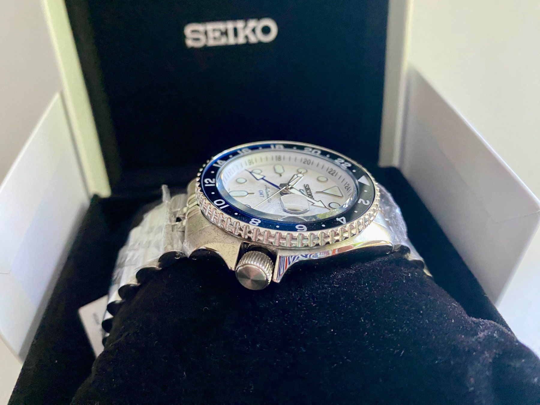 Seiko Montres: Seiko SSK GMT Silver Cloud New ! – Neuf (Voir description) à Genthod par Fejmeo 4