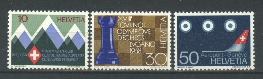Tous les timbres: 1968, Sonderpostmarken I ** – D'occasion à Willisau par Vollstempel