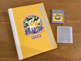 Nintendo Pokemon Gelb Gameboy GB Japan Version Neue Batterie