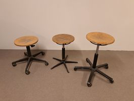 Posten Atelierhocker Stuhl verstellbar Werkstatt-Hocker