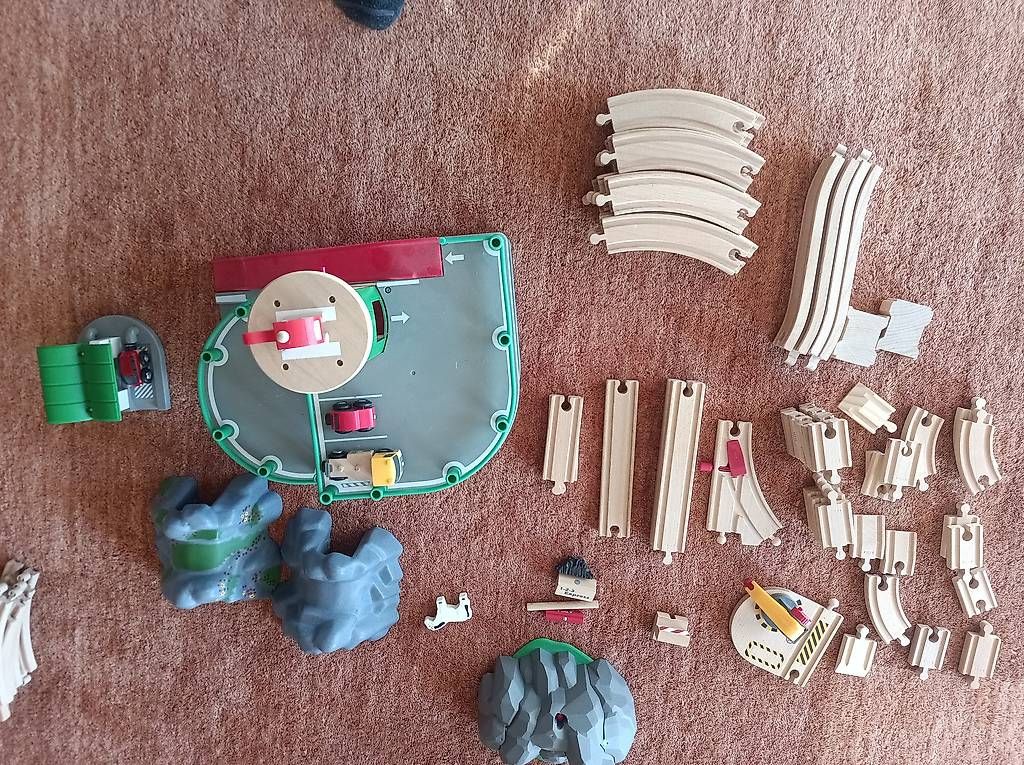 Giocattoli: Riesen Brio und Ikea Holz Eisenbahn Set – Usato da Grandson venduto da Gerryweber 3