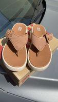 Fitflop Zehentrenner Latschen EU 40 Leder Canvas neu