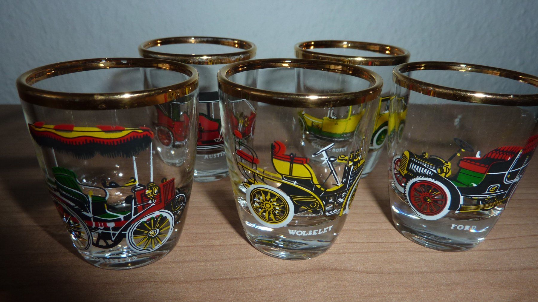 Bicchieri: 5 neue schnaps  gläser – Nuovo (secondo la descrizione) da Füllinsdorf venduto da pmarkus