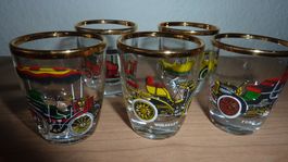 5 neue schnaps  gläser