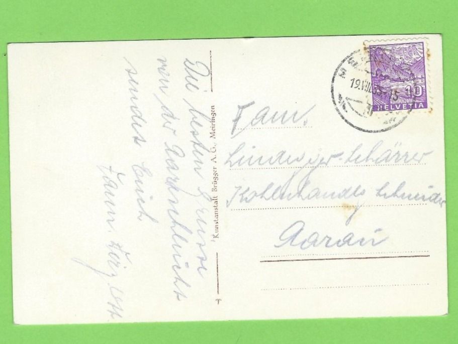 Cartoline postali: Aareschlucht bei Meiringen – Usato da Zürich venduto da t24_de 1