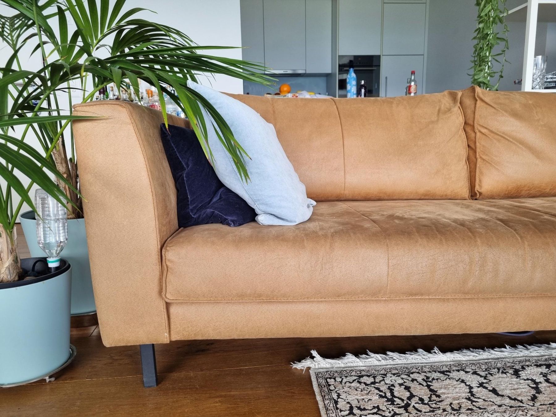 Sofas: Brown leather sofa 🛋️ – D'occasion à Triesenberg par mel_d8gv 4