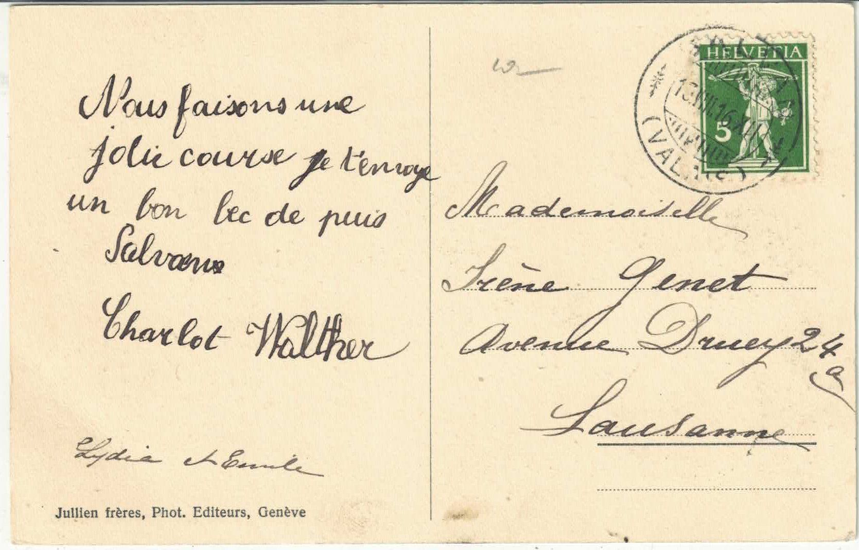 Cartes postales: Salvan et la Dent de Morcles – D'occasion à Ettingen par Kartenplanet 1