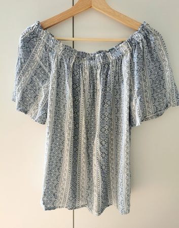 Schulterfreies Sommertop Gr. XS/S