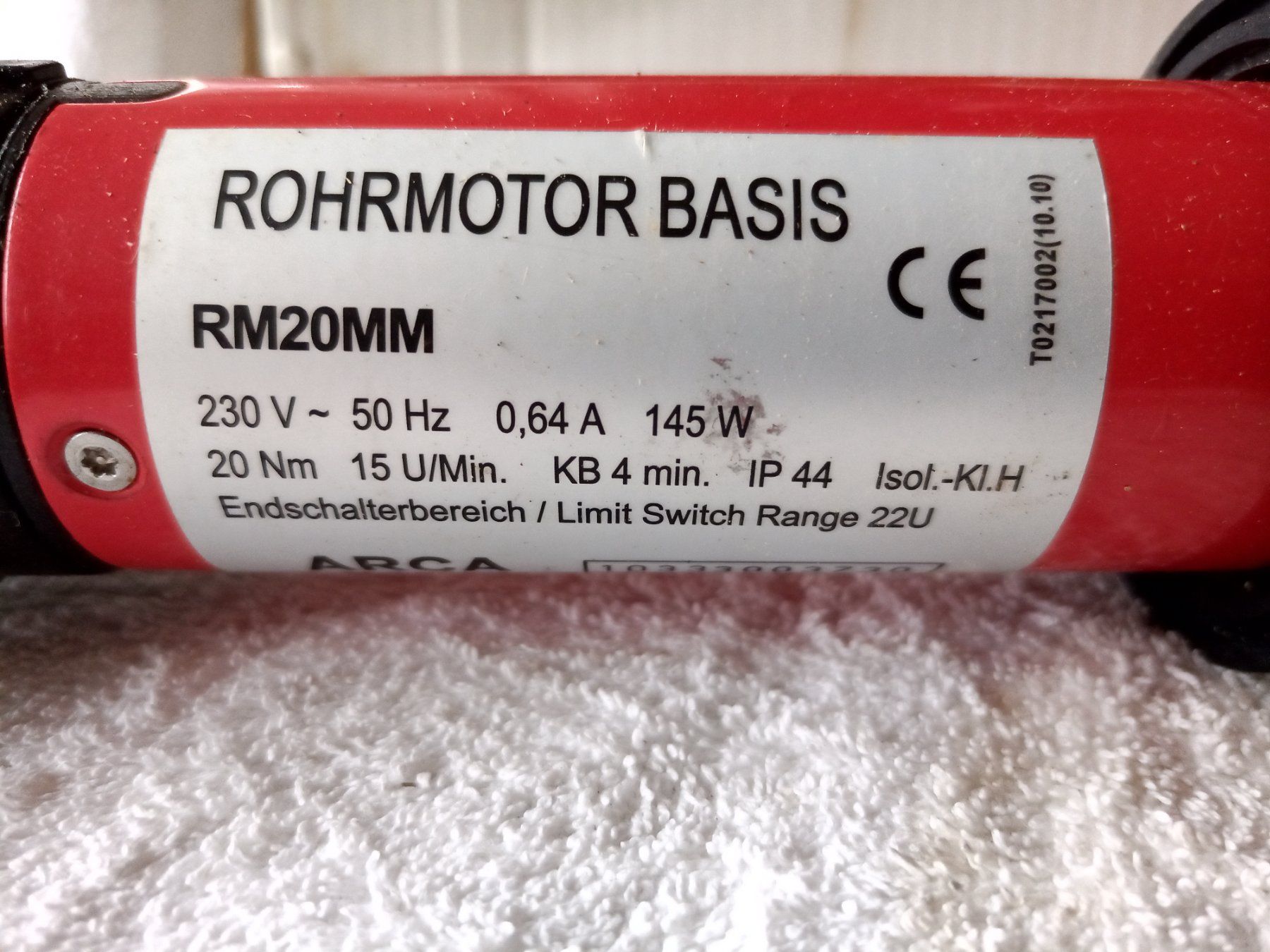Motori: Rollladenmotor – Nuovo (secondo la descrizione) da Oberegg venduto da A-Z.Handel.Loehrer 3