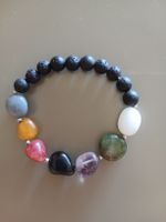 bracelet 7 chakras et pierres de lave