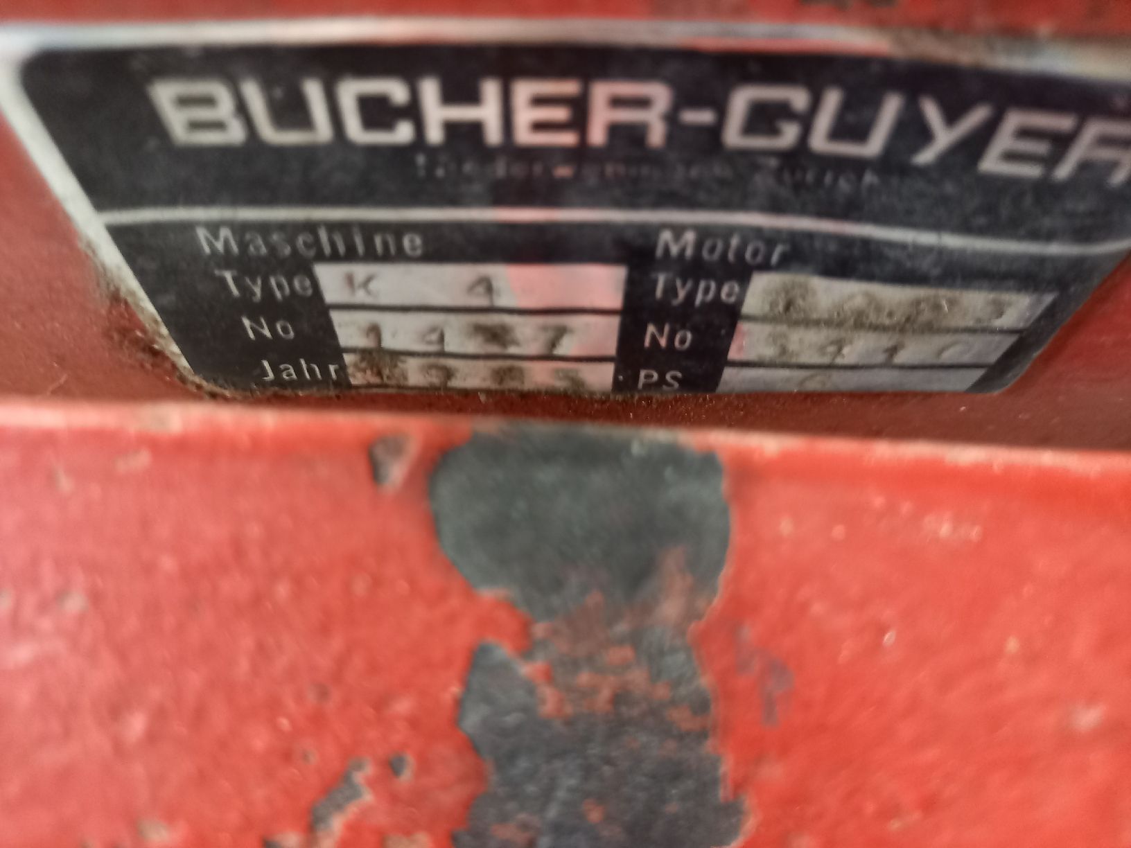 Bucher Tutte le macchine: Motormäher Bucher K4 – Difettoso da Berneck venduto da bemir68 4