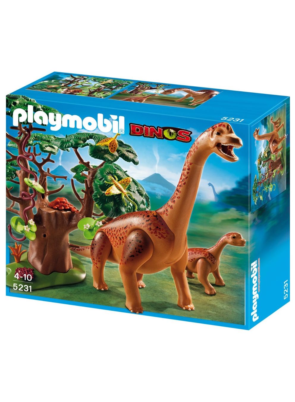 Playmobil Giocattoli: PLAYMOBIL 5231 - Brachiosaurus mit Baby – Nuovo e nell'imballaggio originale da Wagenhausen venduto da Kahlen