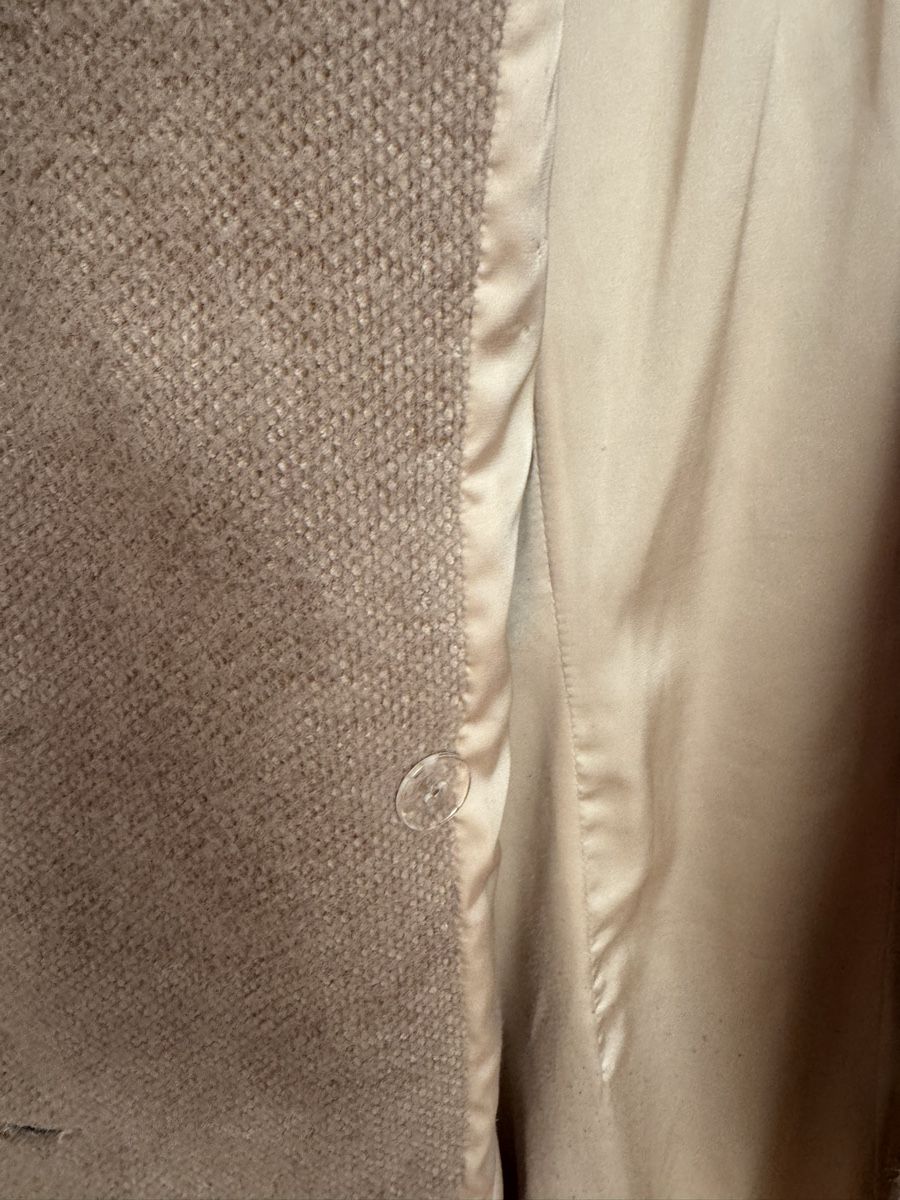 Sandro Mäntel: Sandro Paris Wool Blend Coat Beige Double Breasted Size S – Gebraucht aus Versoix von Bazanchiklovalova 5