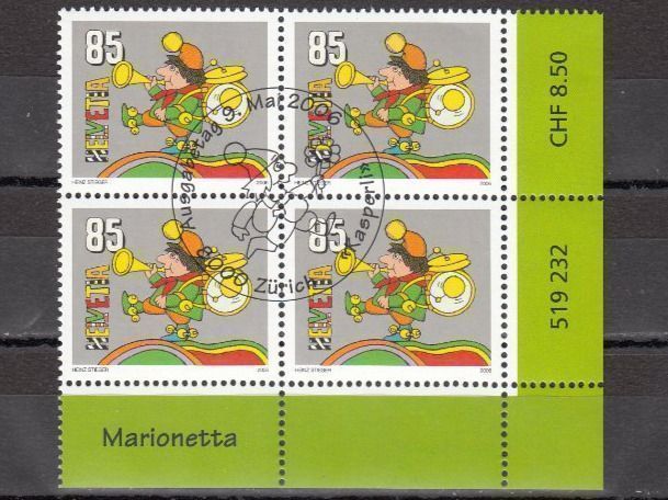 Tutti i francobolli: SBK 1205 im 4er-Block mit ET – Usato da Bürglen TG venduto da StampGraf