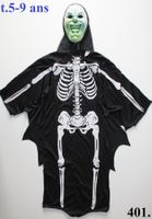 Costume squelette / Skelett t. 5 - 9 ans