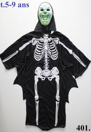 Costume squelette / Skelett t. 5 - 9 ans