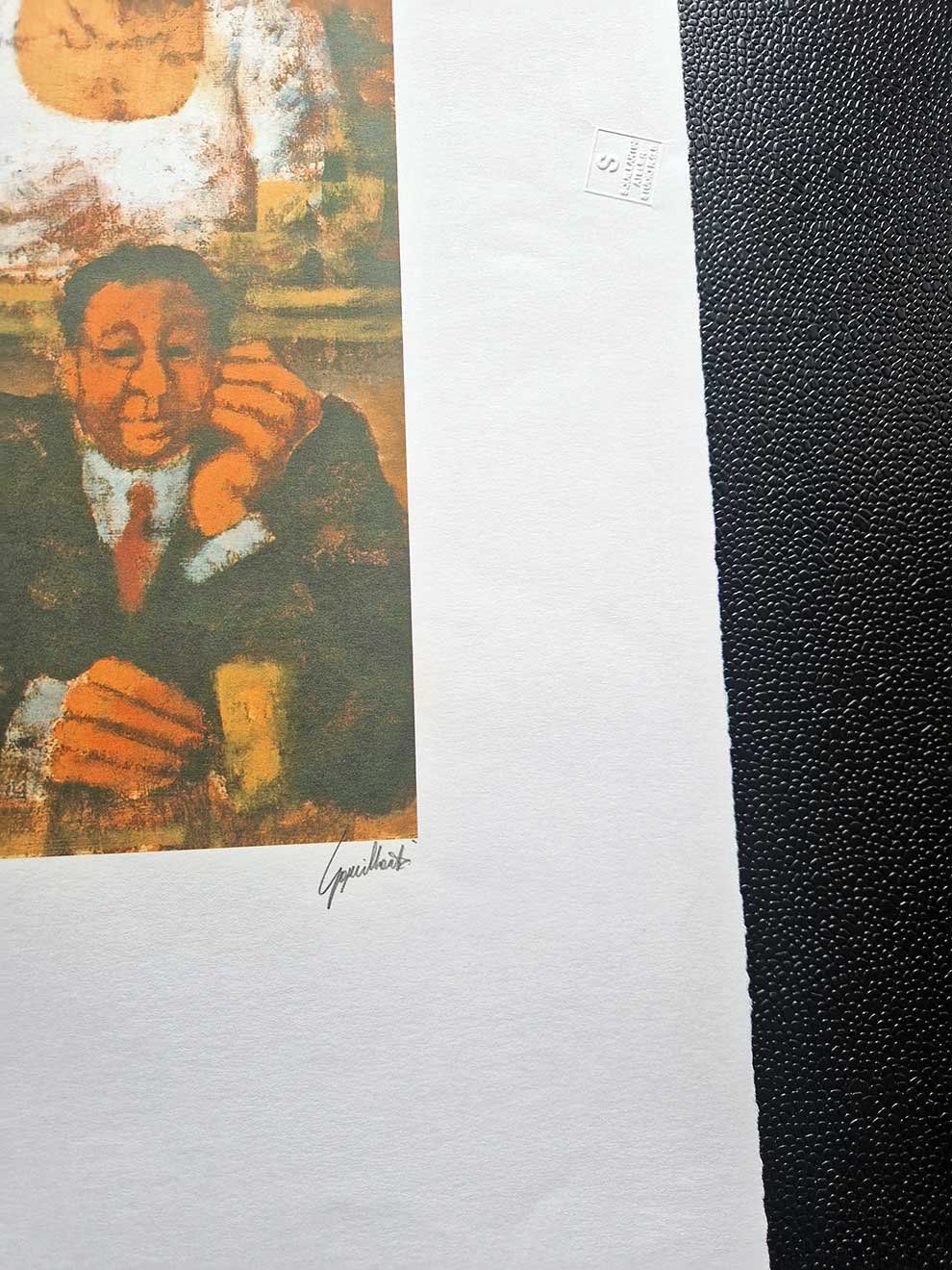 Grafiken & Lithographien: Remo Squillantini - "Al Bar" 50 x 70 – Neu (gemäss Beschreibung) aus Thun von abratrix 2