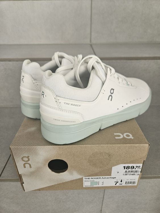 On Scarpe da donna: On The Roger Advantage Damen Sneaker Gr. 38 Neu ungetragen – Nuovo e nell'imballaggio originale da Brittnau venduto da Lexmark77 4