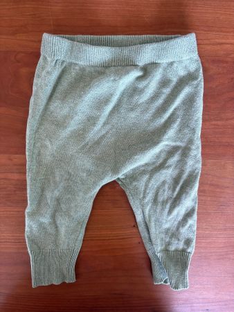Babyhose aus Baumwolle-Wolle, Gr. 74/80 von PURI ORGANIC